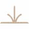 Ekena Millwork Richland Smooth Timber Gable Bracket, Douglas Fir, 108"W x 68"H x 5 1/2"D x 5 1/2"F, 15/12 Pitch GBW108X68X0606RIC00SDF - alternate 1
